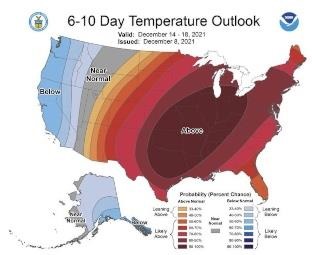 Climate Prediction Center outlook for December