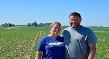 Will and Cassie Cannon farm about 1,400 acres for 15 different landlords in central Iowa