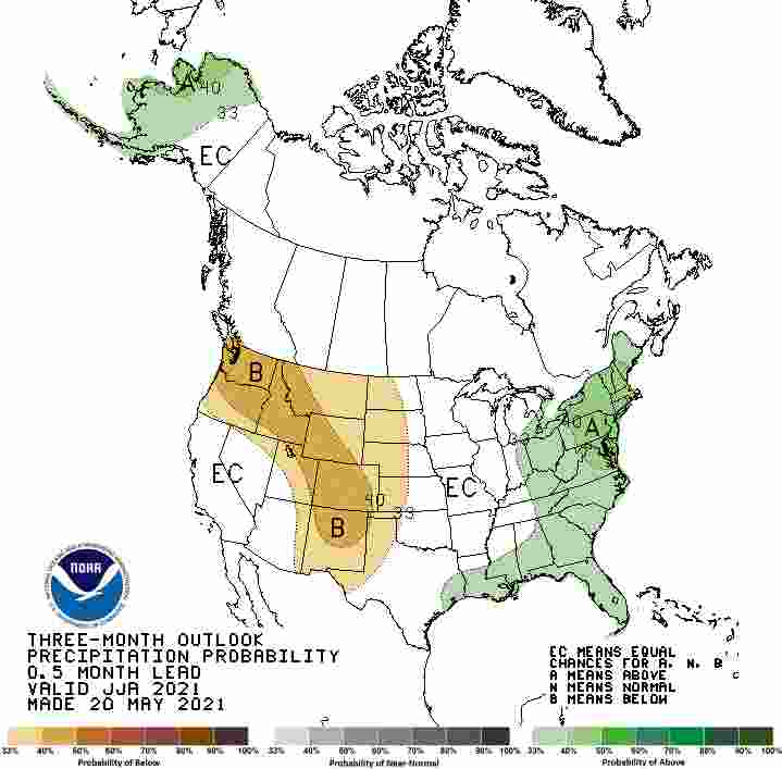 Climate Prediction Center Releases Summer Outlook