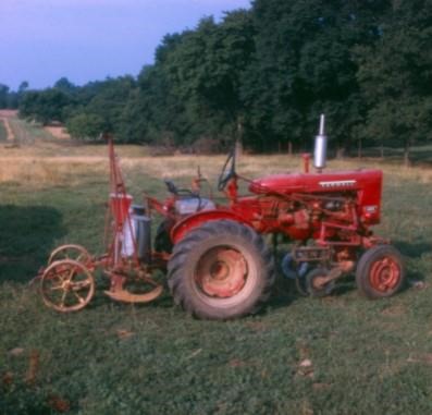 The planter Harry Young used to grow his first no-till crop. Photo courtesy of Alexander Young