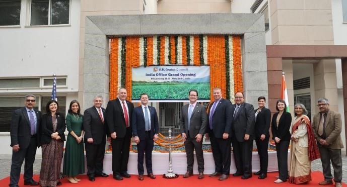 Last week, the U.S. Grains Council (USGC) held the grand opening ceremony for its India office in New Delhi. The event marked a milestone for the organization - its first new office since 2010.