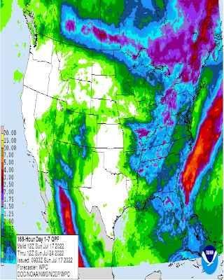 Little rain this week in most areas