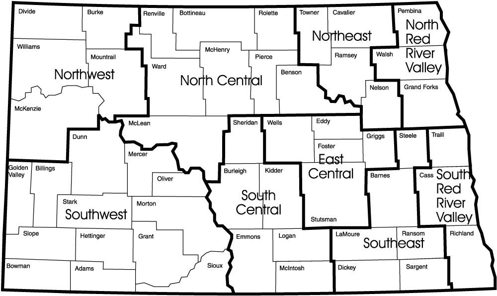 The NDSU Extension projected crop budgets are guides for large multicounty regions.  