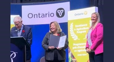 In the food processing sector, The County Bounty Artisanal Soda Co. stood out for its unique products, while Loft 32 in Guelph was hailed for women's excellence, showcasing the critical role women play in agriculture.