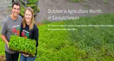 October Is Agriculture Month In Saskatchewan
