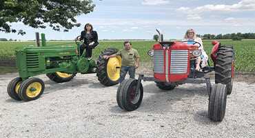 Farmer donates two vintage tractors