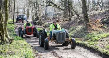 Using tractors for charity