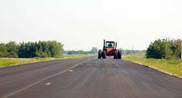 Road safety during harvest