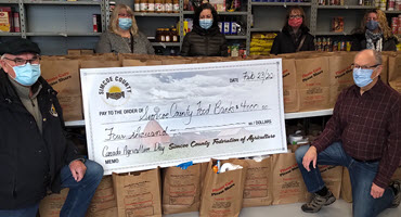 Farmers donate to local food banks