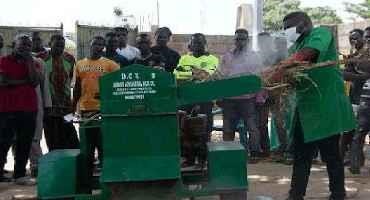 Northeastern Nigerian Farmers Maximizing Crop Residues with the Stover Crusher