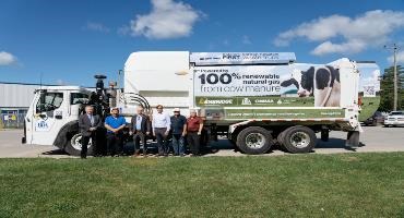 Ontario garbage truck now running on provincial manure