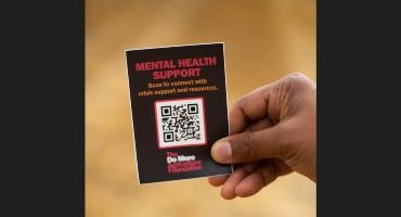 Mental health support stickers available