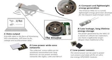 A Tracking Device that Uses Animal Movements as a Power Source