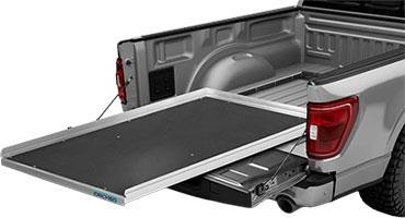 Roll out the truck bed with cargoglide