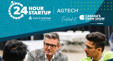 Join the 24-hour startup competition at Canada farm show