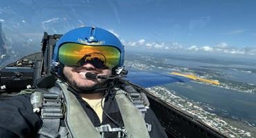 Ag teacher takes to the skies with the Blue Angels