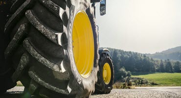 Choosing the right tractor tire has an impact on safety