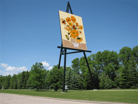 Sunflower Painting