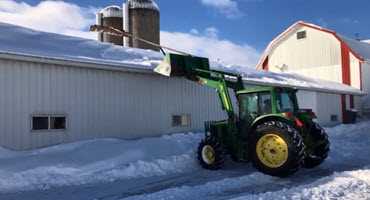 1. Farmer invents unique snow removal tool