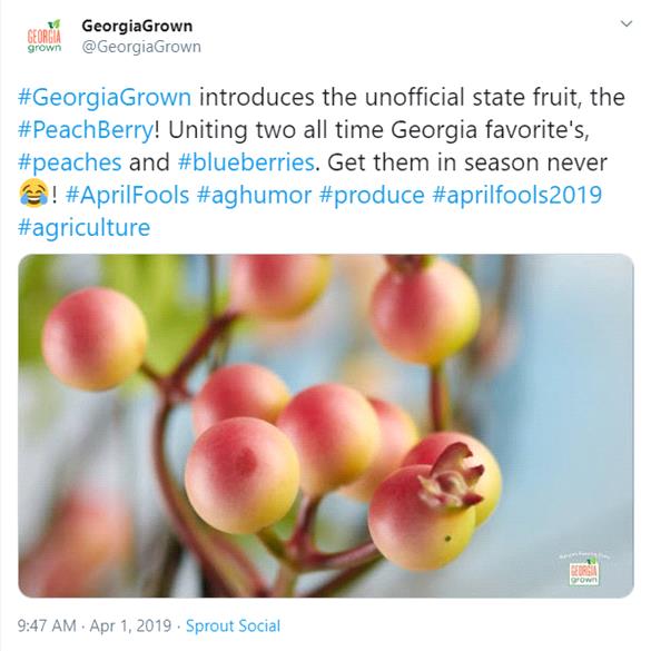 Peach Berry – April 1, 2019