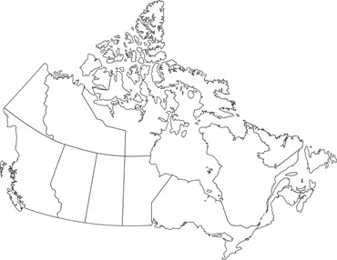 Nearly Canada wide