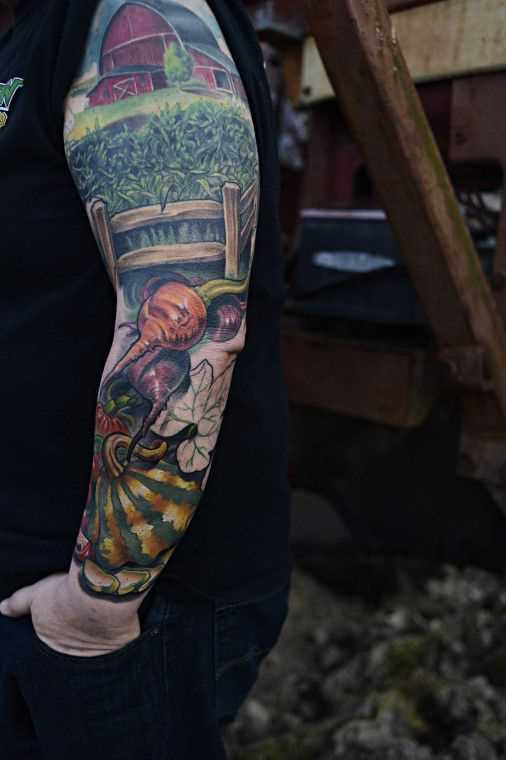 60 Farming Tattoos For Men  Agriculture Design Ideas