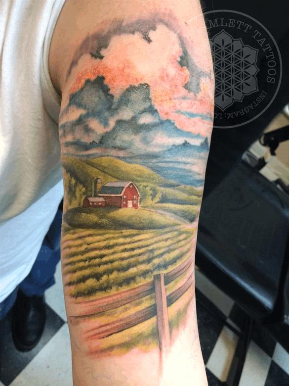 Farm Tattoo Ideas | TattoosAI