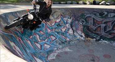 3. Farmer-turned-stuntman lands on the cover of a motorcycle magazine