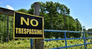 6. Trespassing