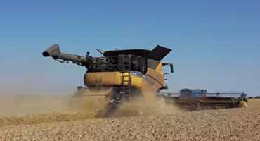 Harvesting with New Holland equipment