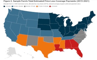 Supporting the map, Figure 3 illustrates the national average payment amounts