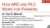 Overview of ARC and PLC programs