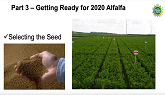 Planning for 2020 Alfalfa - Part 3
