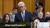 #harvestfromhell in Question Period