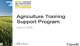 Canadian Agricultural Partnership Agriculture Training Support Program