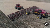 Case IH 500 with Triples Seeding Oats...