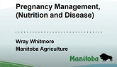 Pregnancy Management, Nutrition & Disease
