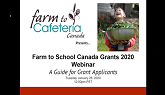 Guide for Grant Applicants: 2020 Farm to School Canada Grants