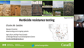 In The Field Webinar: Herbicide resistance management with Dr. Charles Geddes