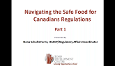 Navigating the Safe Food for Canadians Regulations Website