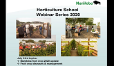 Horticulture School Webinar Series