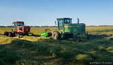 Mowing, Raking, Baling!! Excellent Hay!