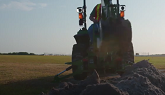 How To Detach your John Deere 370B Backhoe | John Deere Compact Tractors