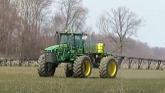 Spring 2021 | John Deere 4030 Sprayer Fertilizing Winter Wheat