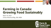 Farming In Canada, Growing Food Sustainably