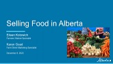 Getting into Local Food 1: Selling Food in Alberta