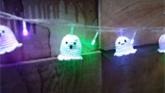 Crochet Ghost Light for Halloween Decorations