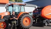 Kubota M6S-111 with a BV5160 Baler! Overview and Use!