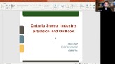2021 Fall Speakers Series #1 Ontario Lamb Market Outlook with Steve Duff