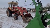 5020 loader and custom cab kit with heater!